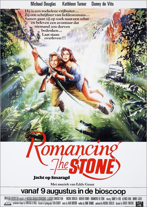 Romancing the Stone - Dutch Movie Poster