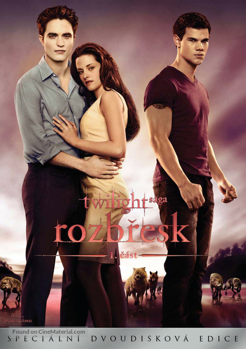 The Twilight Saga: Breaking Dawn - Part 1 - Czech DVD movie cover