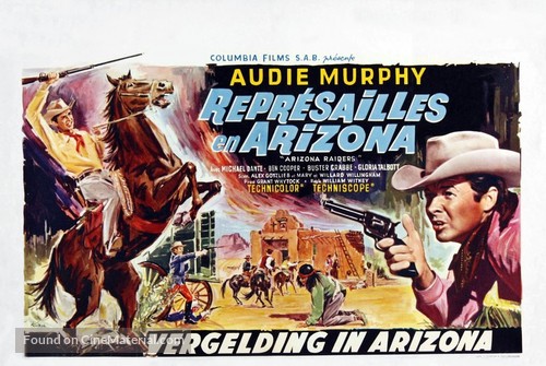 Arizona Raiders - Belgian Movie Poster