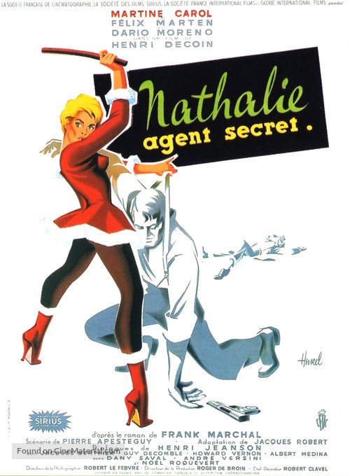 Nathalie, agent secret - French Movie Poster