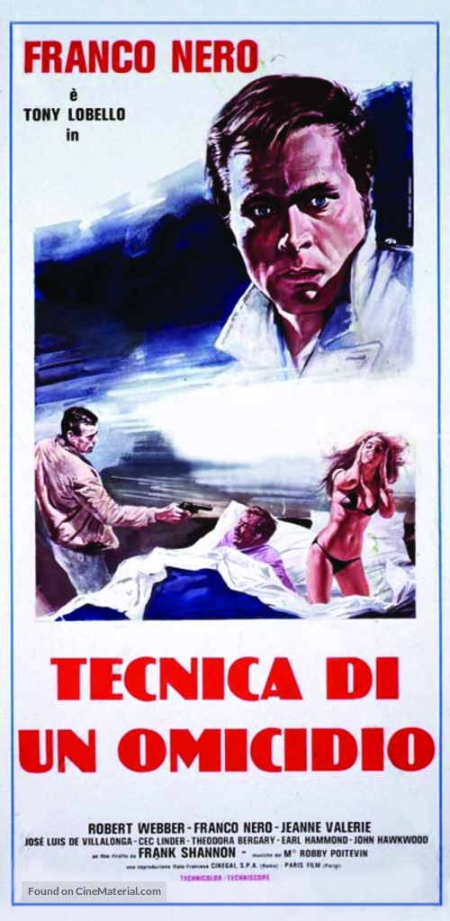 Tecnica di un omicidio - Italian Movie Poster