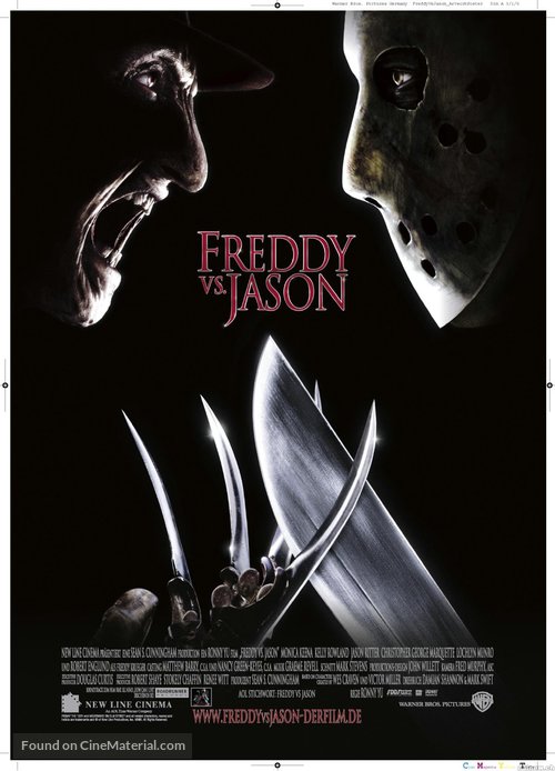 Freddy vs. Jason - German Movie Poster