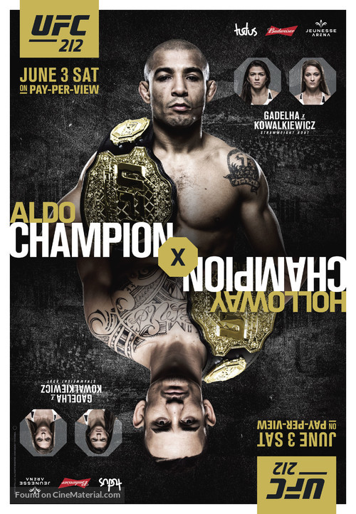 UFC 212: Aldo vs. Holloway - Movie Poster