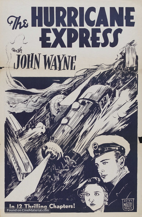 The Hurricane Express - Re-release movie poster