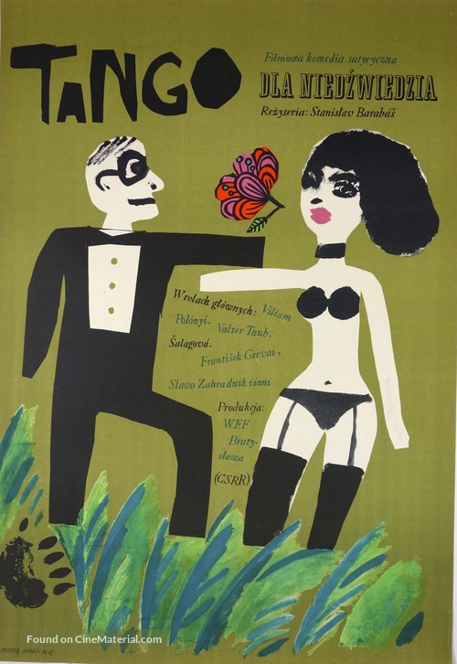 Tango pre medveda - Polish Movie Poster