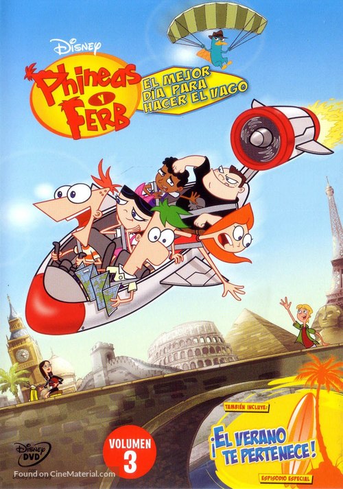 &quot;Phineas and Ferb&quot; - Spanish DVD movie cover