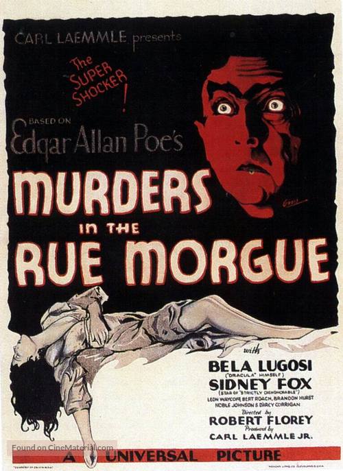 Murders in the Rue Morgue - Movie Poster