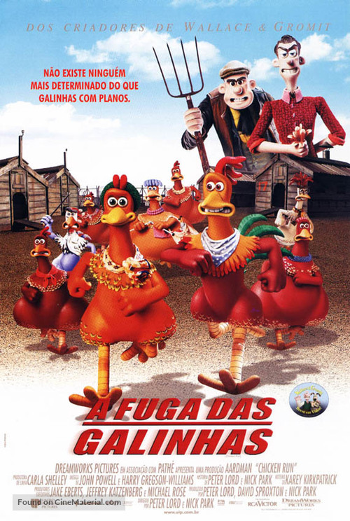 Chicken Run - Brazilian Movie Poster