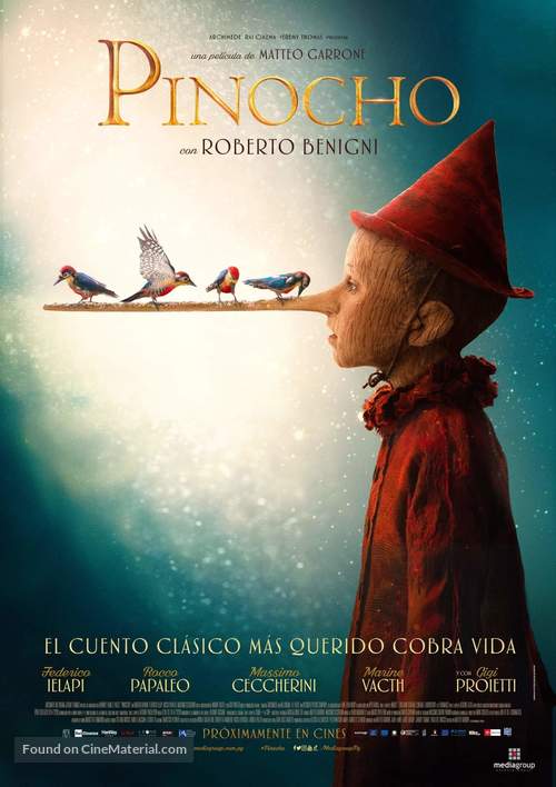 Pinocchio - Uruguayan Movie Poster