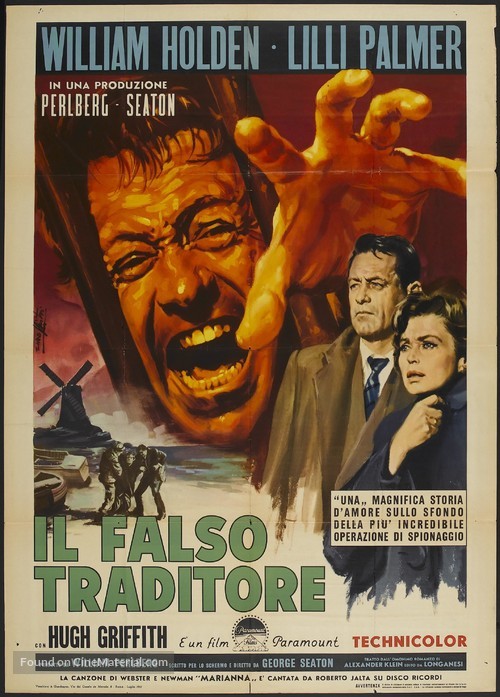 The Counterfeit Traitor - Italian Movie Poster