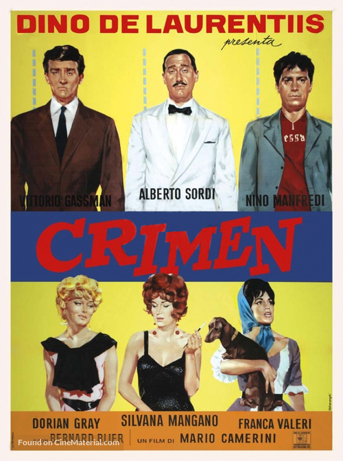 Crimen - Italian Movie Poster