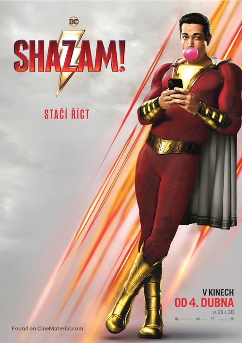 Shazam! - Czech Movie Poster