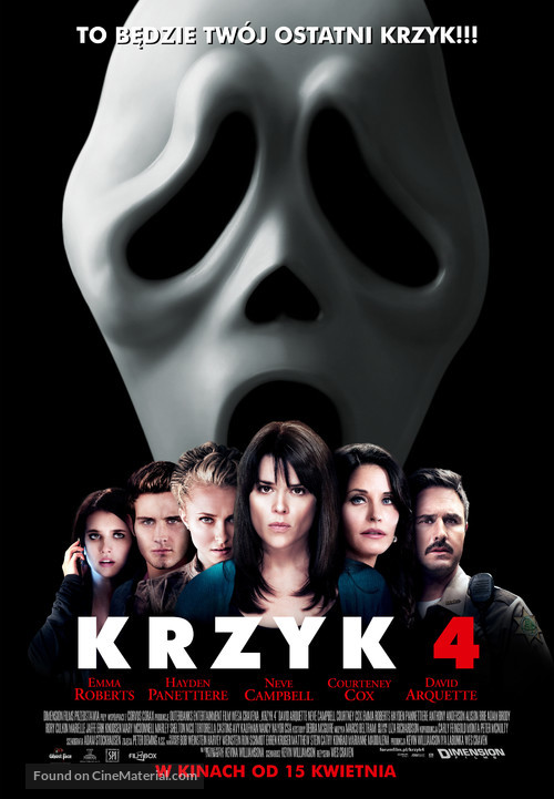Scream 4 - Polish Movie Poster