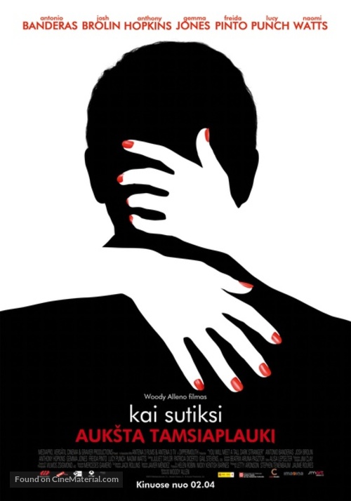 You Will Meet a Tall Dark Stranger - Lithuanian Movie Poster