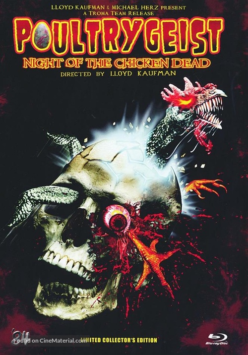 Poultrygeist: Night of the Chicken Dead - German Blu-Ray movie cover