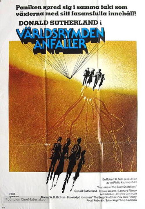 Invasion of the Body Snatchers - Swedish Movie Poster