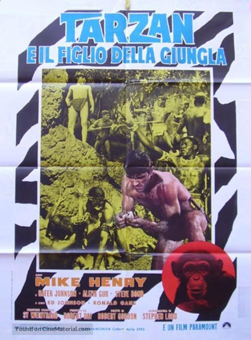 Tarzan and the Jungle Boy - Italian Movie Poster