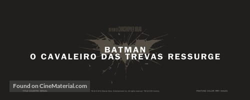 The Dark Knight Rises - Brazilian Logo