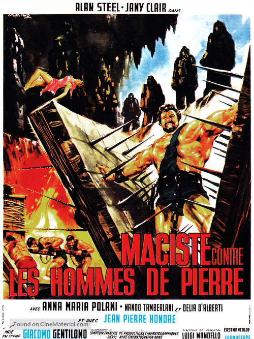 Maciste e la regina di Samar - French Movie Poster