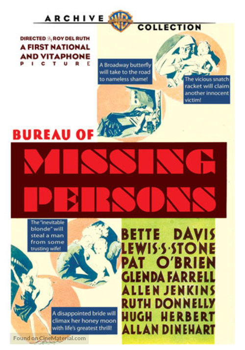 Bureau of Missing Persons - Movie Cover