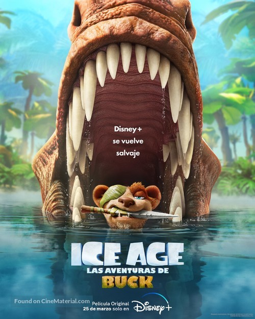 The Ice Age Adventures of Buck Wild - Spanish Movie Poster