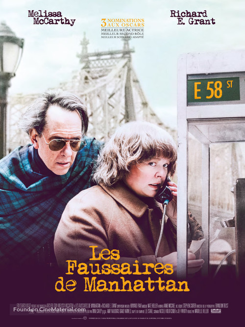 Can You Ever Forgive Me? - French Movie Poster
