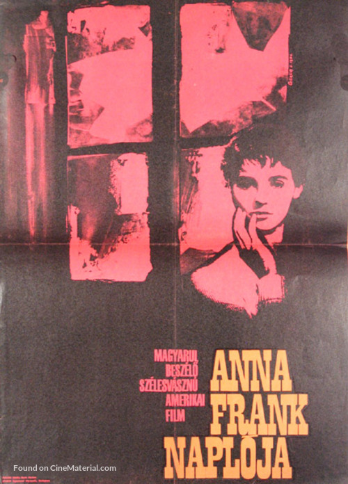 The Diary of Anne Frank - Hungarian Movie Poster