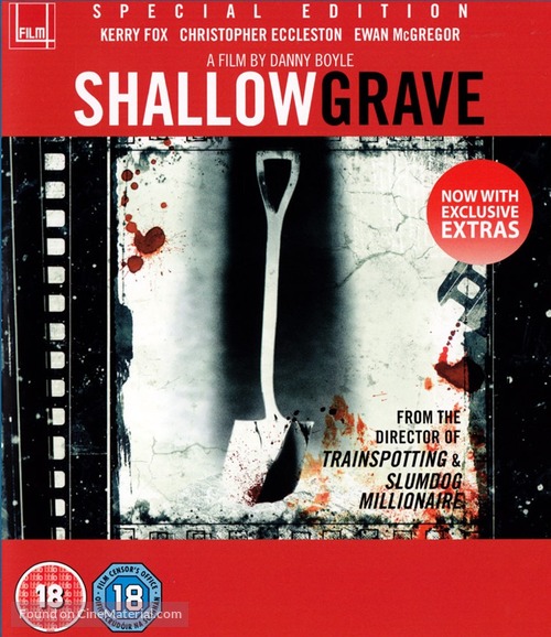 Shallow Grave - British Blu-Ray movie cover