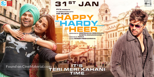 Happy Hardy and Heer - Indian Movie Poster