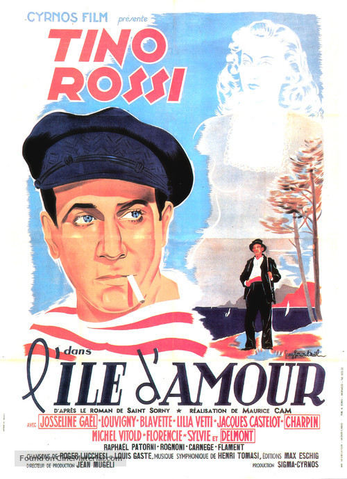 L&#039;&icirc;le d&#039;amour - French Movie Poster