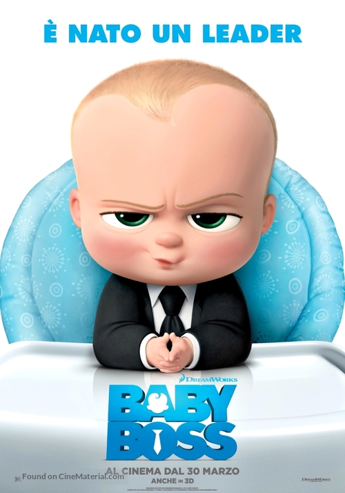 The Boss Baby - Italian Movie Poster