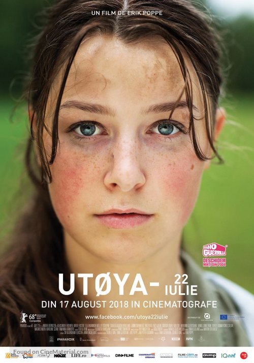 Ut&oslash;ya 22. juli - Romanian Movie Poster