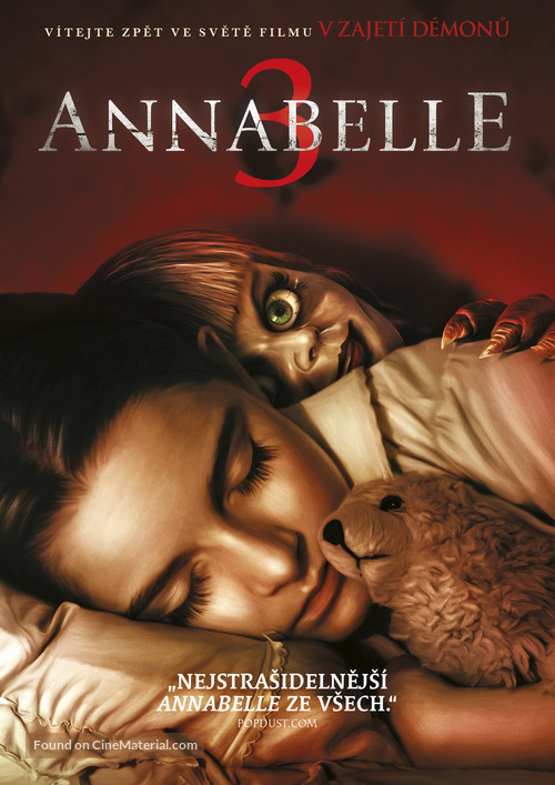 Annabelle Comes Home - Czech DVD movie cover