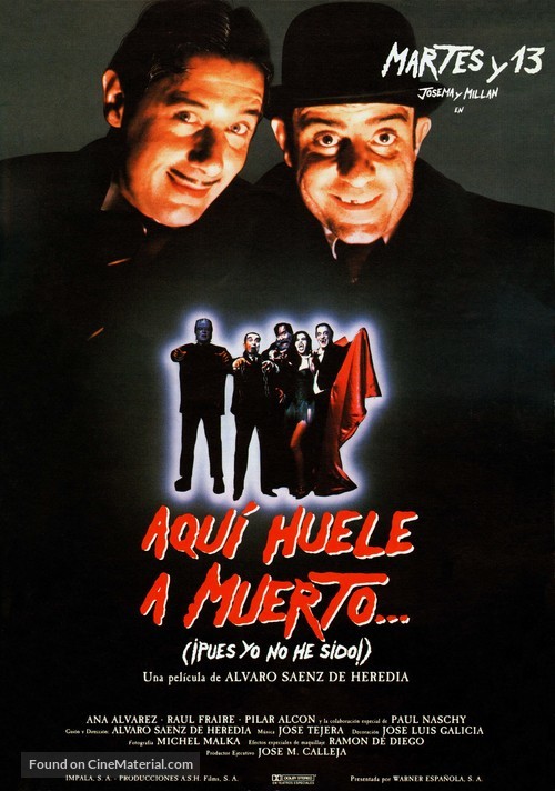 Aqu&iacute; huele a muerto... (&iexcl;pues yo no he sido!) - Spanish Movie Poster