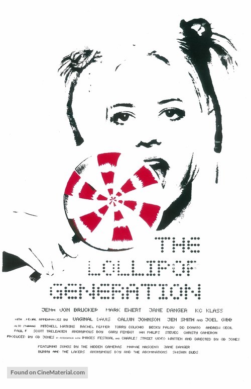 The Lollipop Generation - Canadian Movie Poster