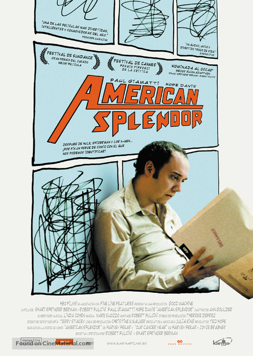 American Splendor - Spanish Movie Poster