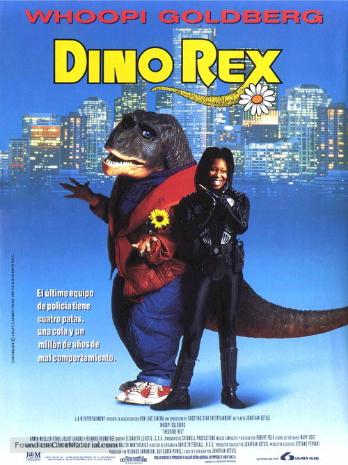 Theodore Rex - Spanish Movie Poster