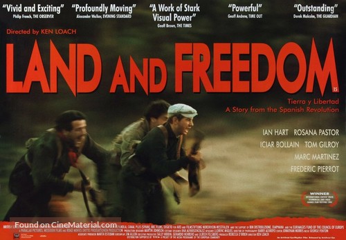 Land and Freedom - British Movie Poster