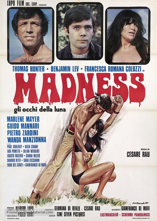 Madness - Gli occhi della luna - Italian Movie Poster