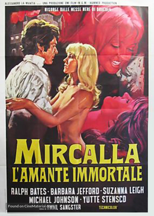 Lust for a Vampire - Italian Movie Poster