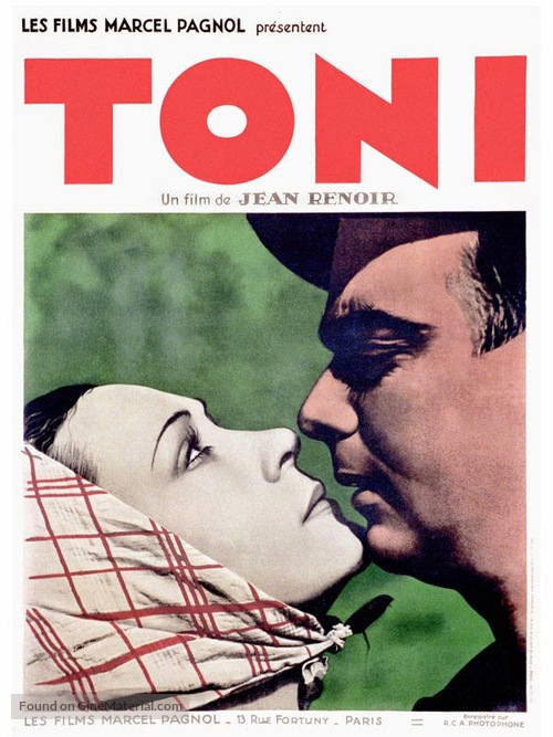 Toni - French Movie Poster
