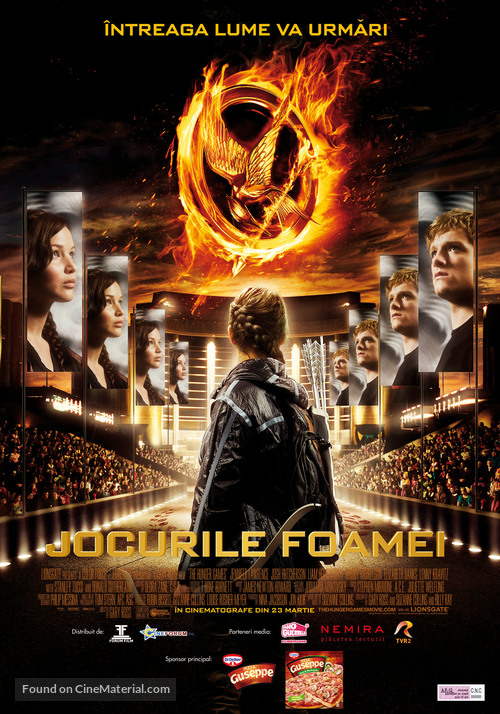 The Hunger Games - Romanian Movie Poster