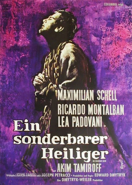 The Reluctant Saint - German Movie Poster