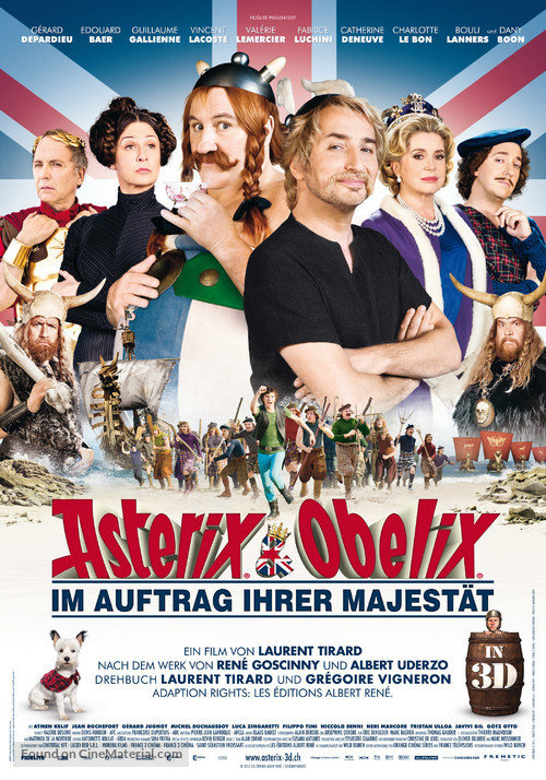 Ast&eacute;rix et Ob&eacute;lix: Au Service de Sa Majest&eacute; - Swiss Movie Poster