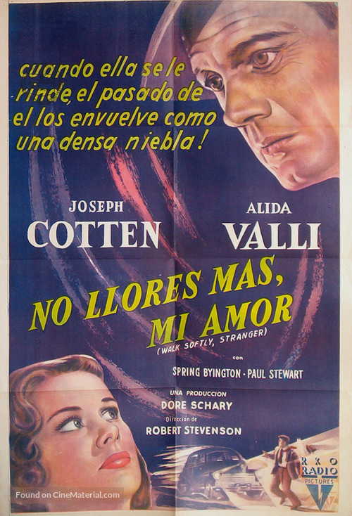 Walk Softly, Stranger - Argentinian Movie Poster