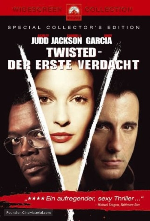 Twisted - German DVD movie cover