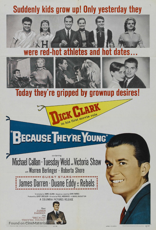 Because They&#039;re Young - Movie Poster