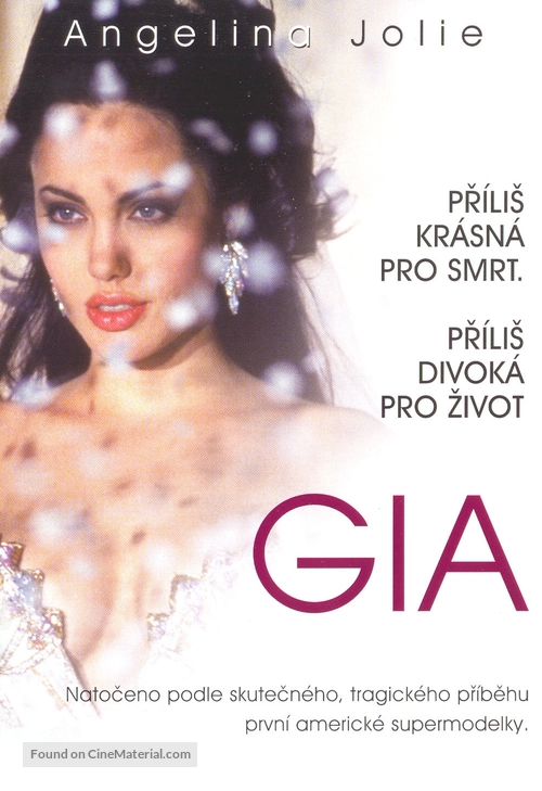 Gia - Czech DVD movie cover