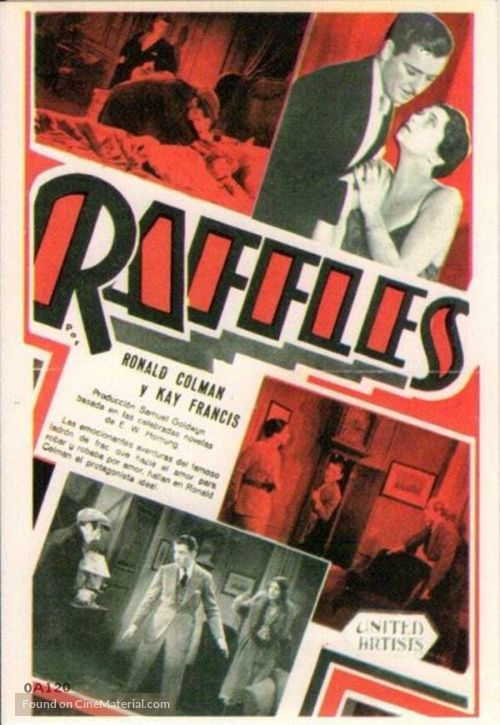 Raffles - poster