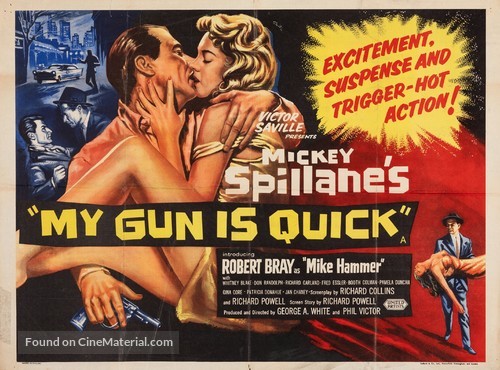 My Gun Is Quick - British Movie Poster